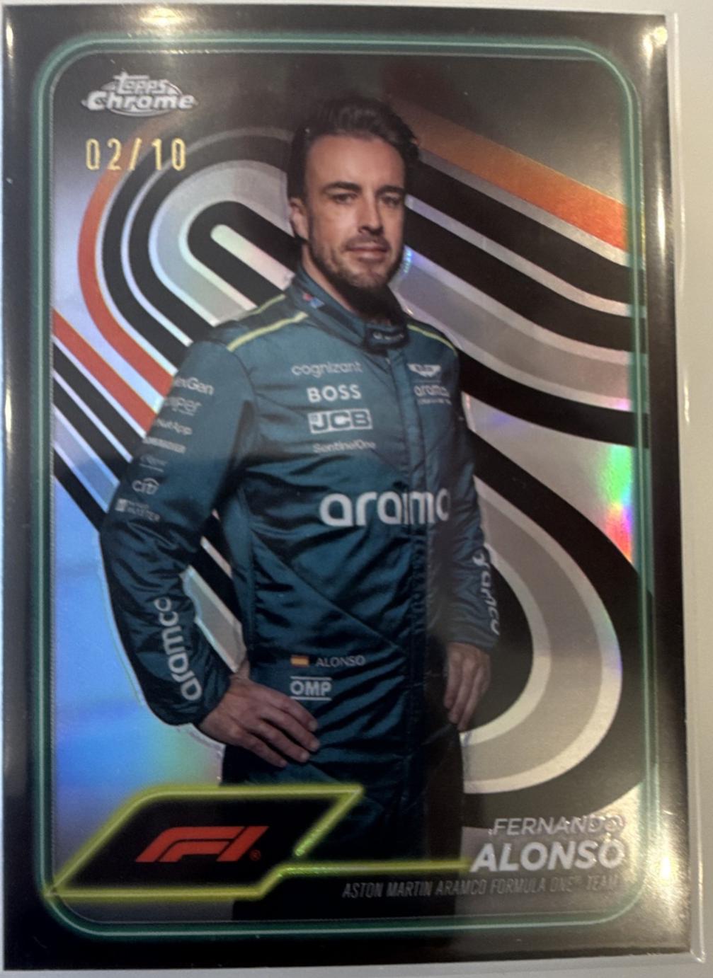 Fernando Alonso [Black Refractor] #11