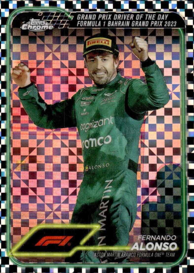 Fernando Alonso [Checker Flag Refractor] #159