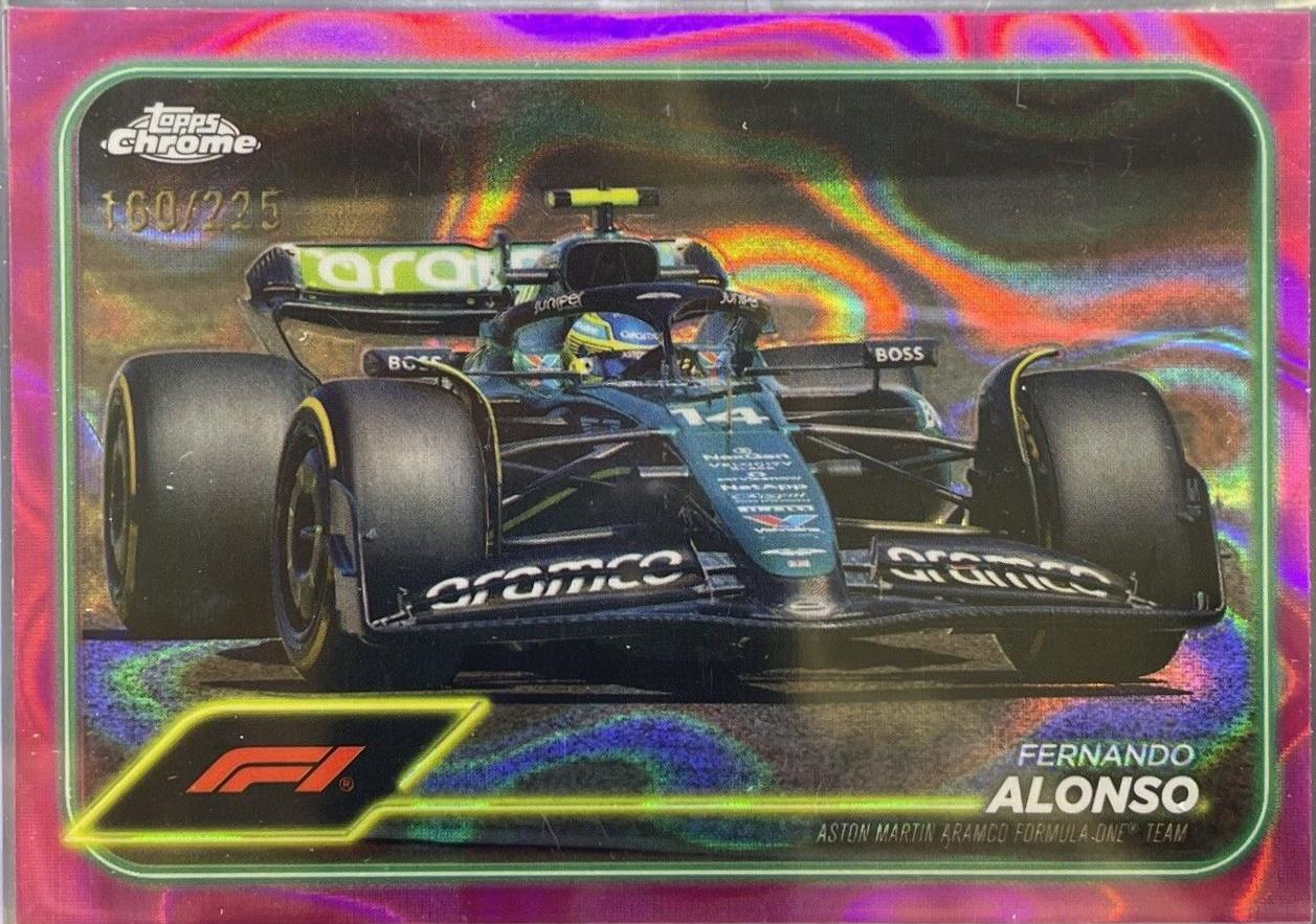 Fernando Alonso [Fuchsia Lava Refractor] #83