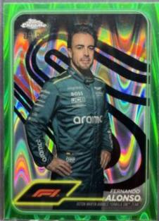 Fernando Alonso [Green RayWave Refractor] #11