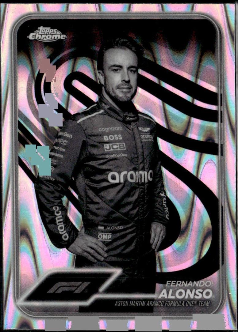 Fernando Alonso [Orange RayWave Refractor] #11