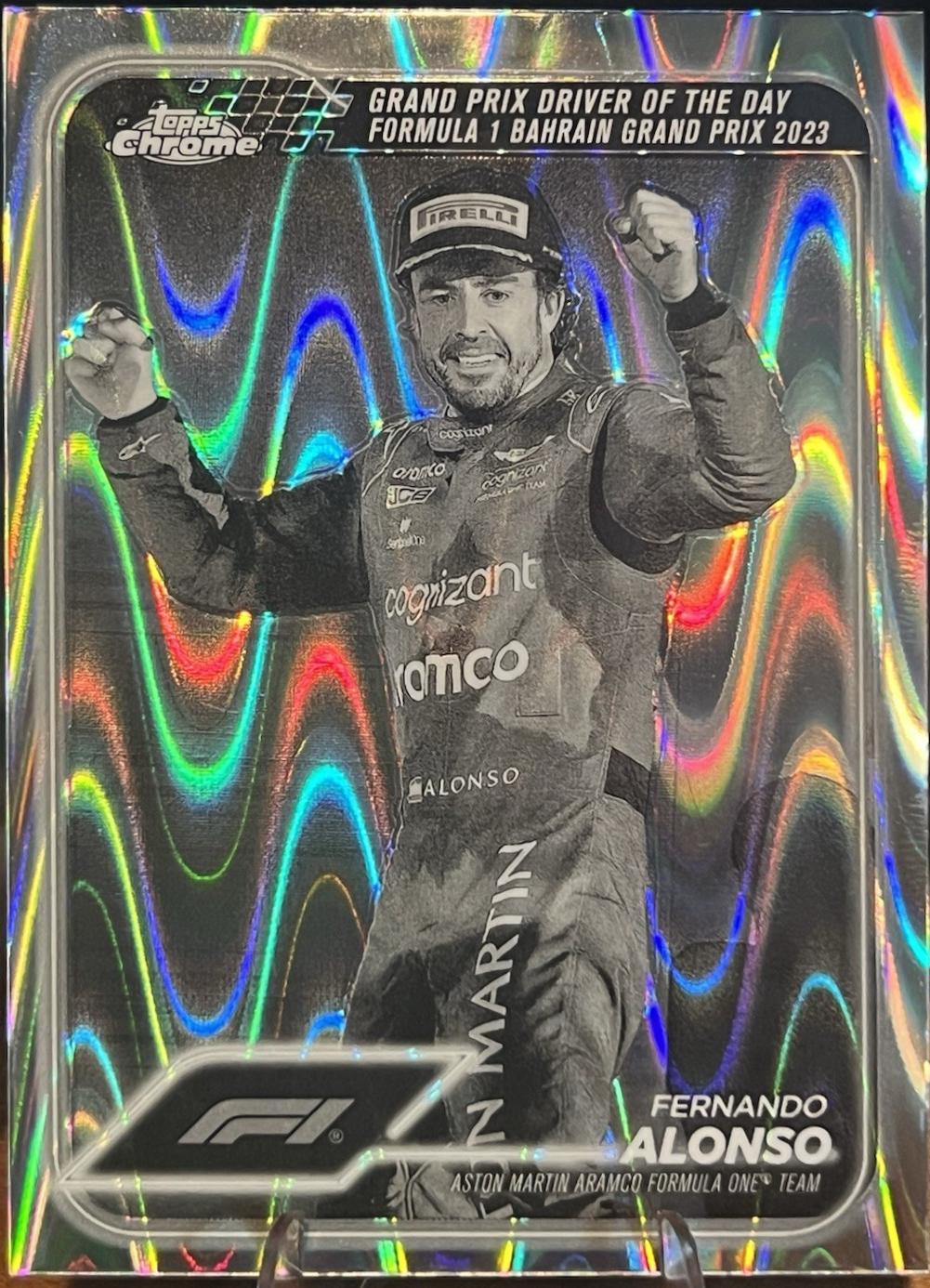 Fernando Alonso [Orange RayWave Refractor] #159