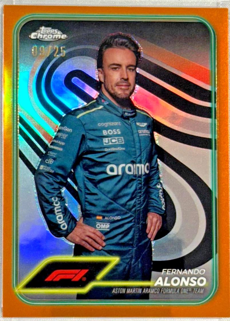 Fernando Alonso [Orange Refractor] #11