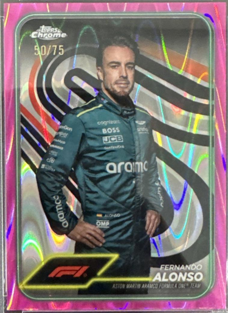 Fernando Alonso [Pink RayWave Refractor] #11