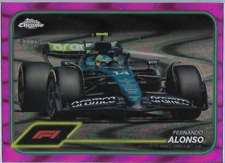 Fernando Alonso [Pink RayWave Refractor] #83