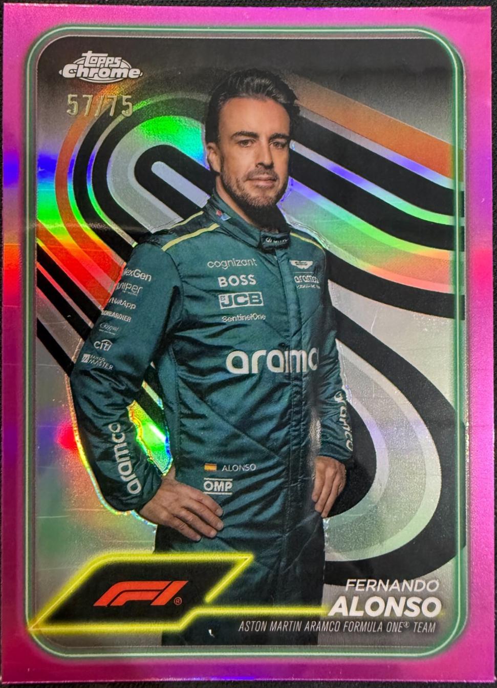 Fernando Alonso [Pink Refractor] #11