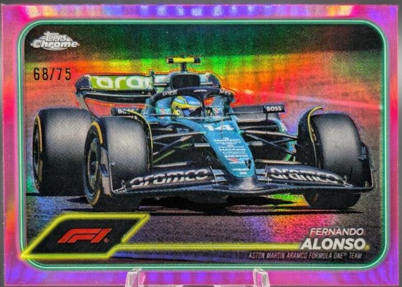 Fernando Alonso [Pink Refractor] #83