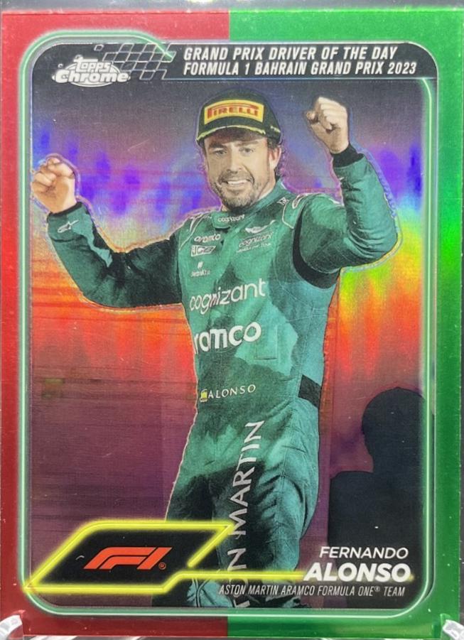 Fernando Alonso [Red Green Refractor] #159