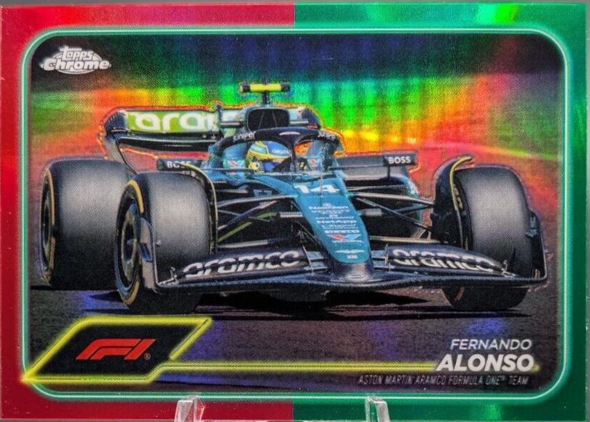 Fernando Alonso [Red Green Refractor] #83