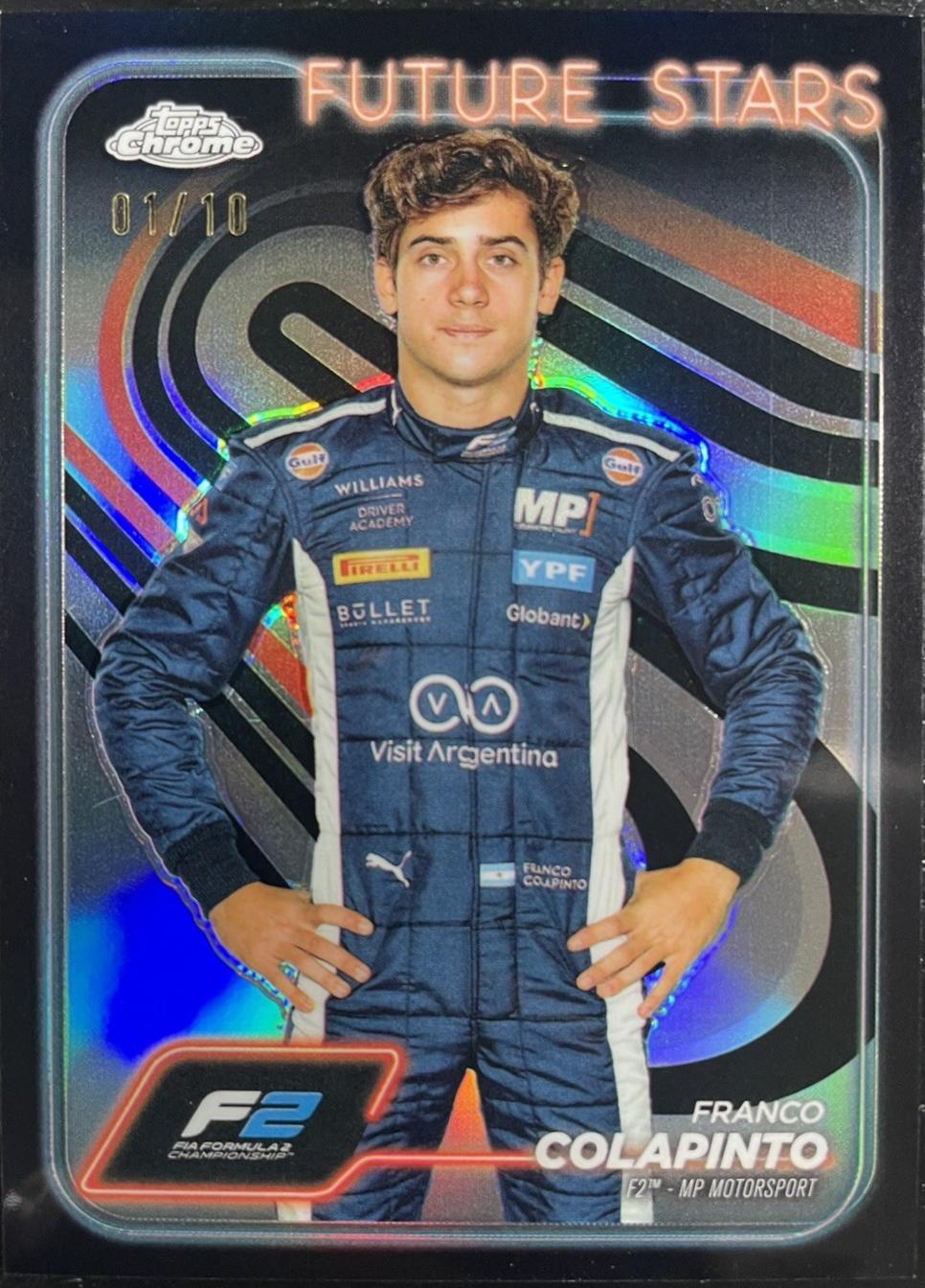 Franco Colapinto [Black Refractor] #24
