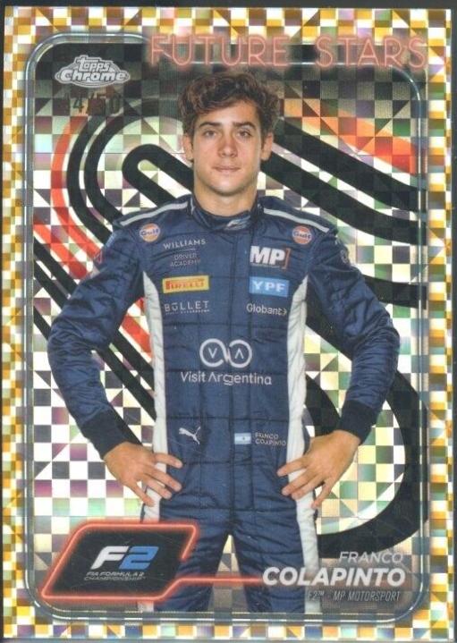 Franco Colapinto [Checker Flag Gold Refractor] #24