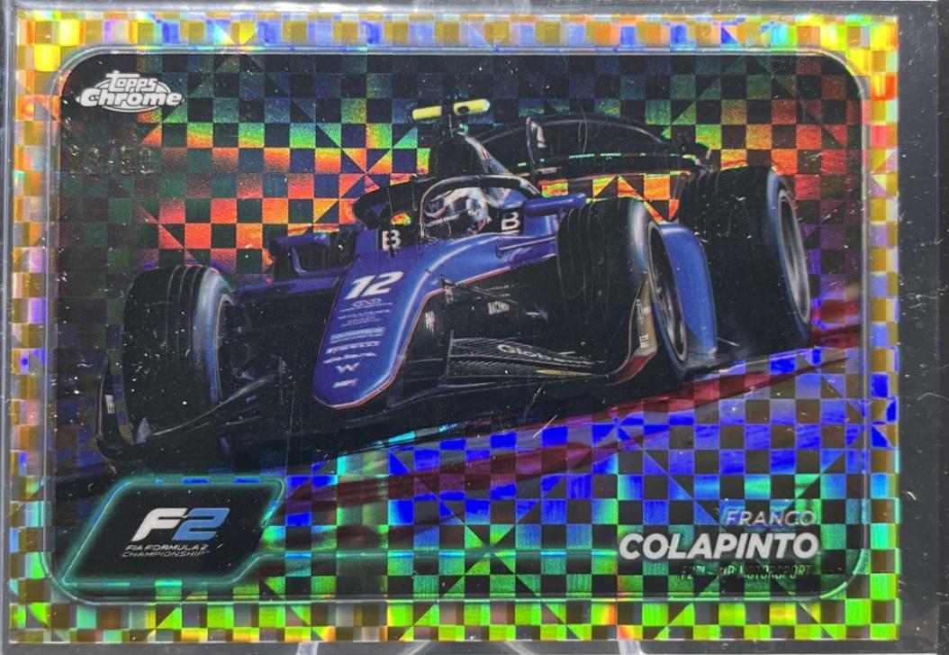 Franco Colapinto [Checker Flag Gold Refractor] #96