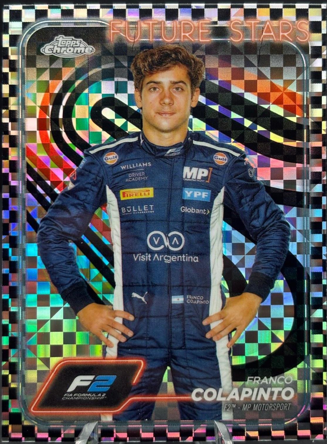 Franco Colapinto [Checker Flag Refractor] #24