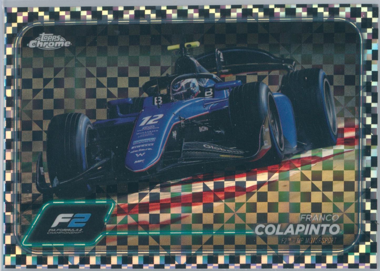 Franco Colapinto [Checker Flag Refractor] #96