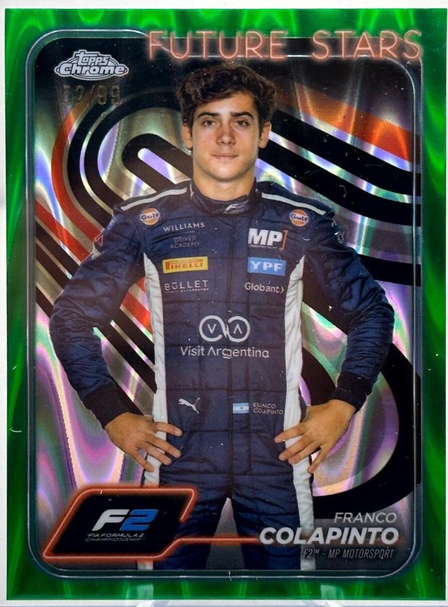 Franco Colapinto [Green RayWave Refractor] #24