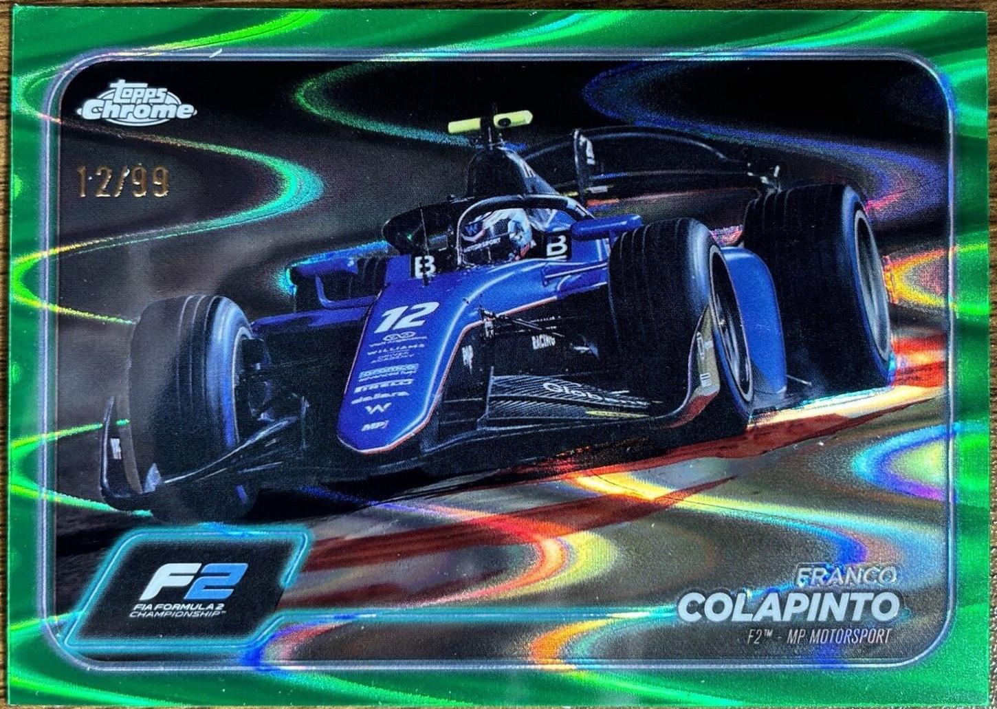 Franco Colapinto [Green RayWave Refractor] #96