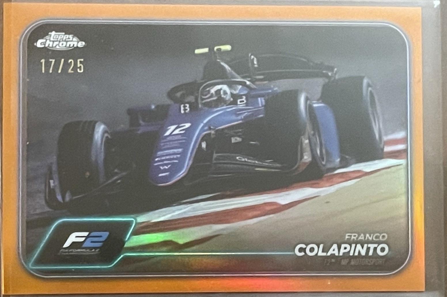 Franco Colapinto [Orange Refractor] #96