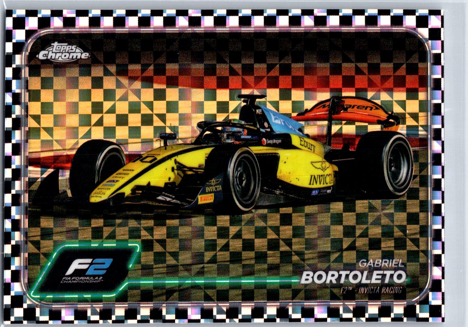 Gabriel Bortoleto [Checker Flag Refractor] #100