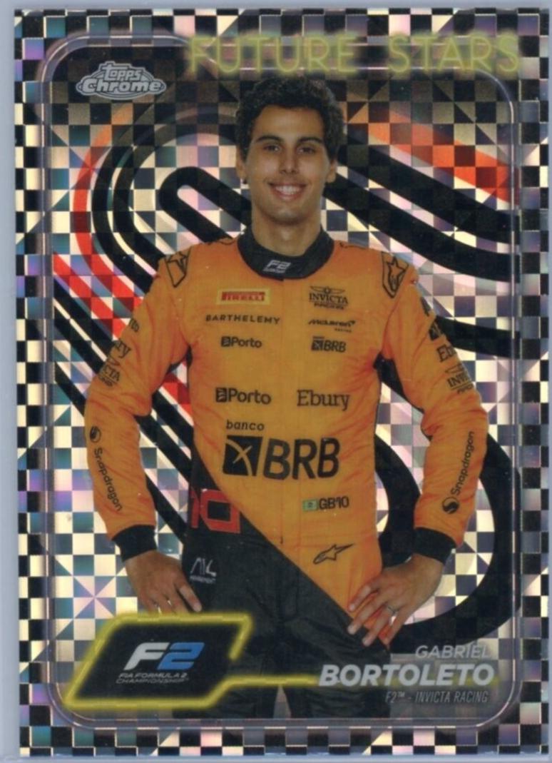Gabriel Bortoleto [Checker Flag Refractor] #28