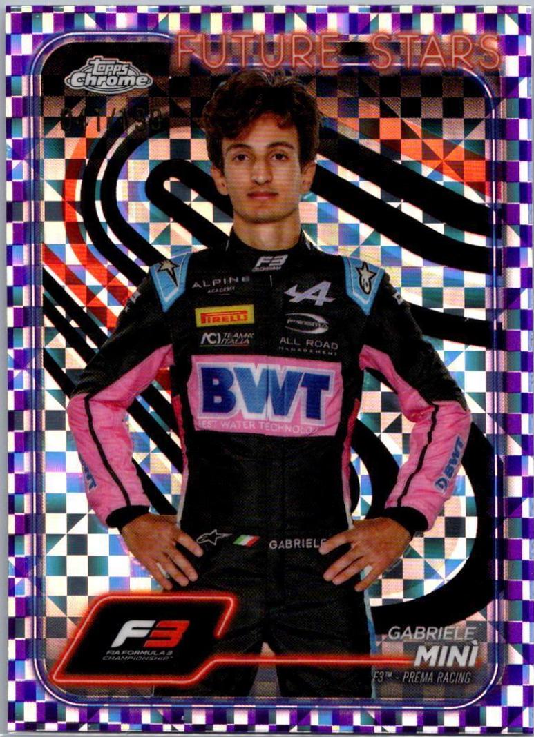 Gabriele Minì [Checker Flag Purple Refractor] #44