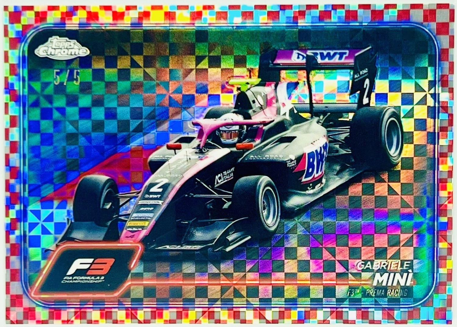 Gabriele Minì [Checker Flag Red Refractor] #116