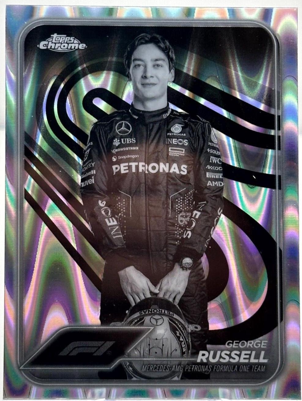 George Russell [Black White RayWave Refractor] #5