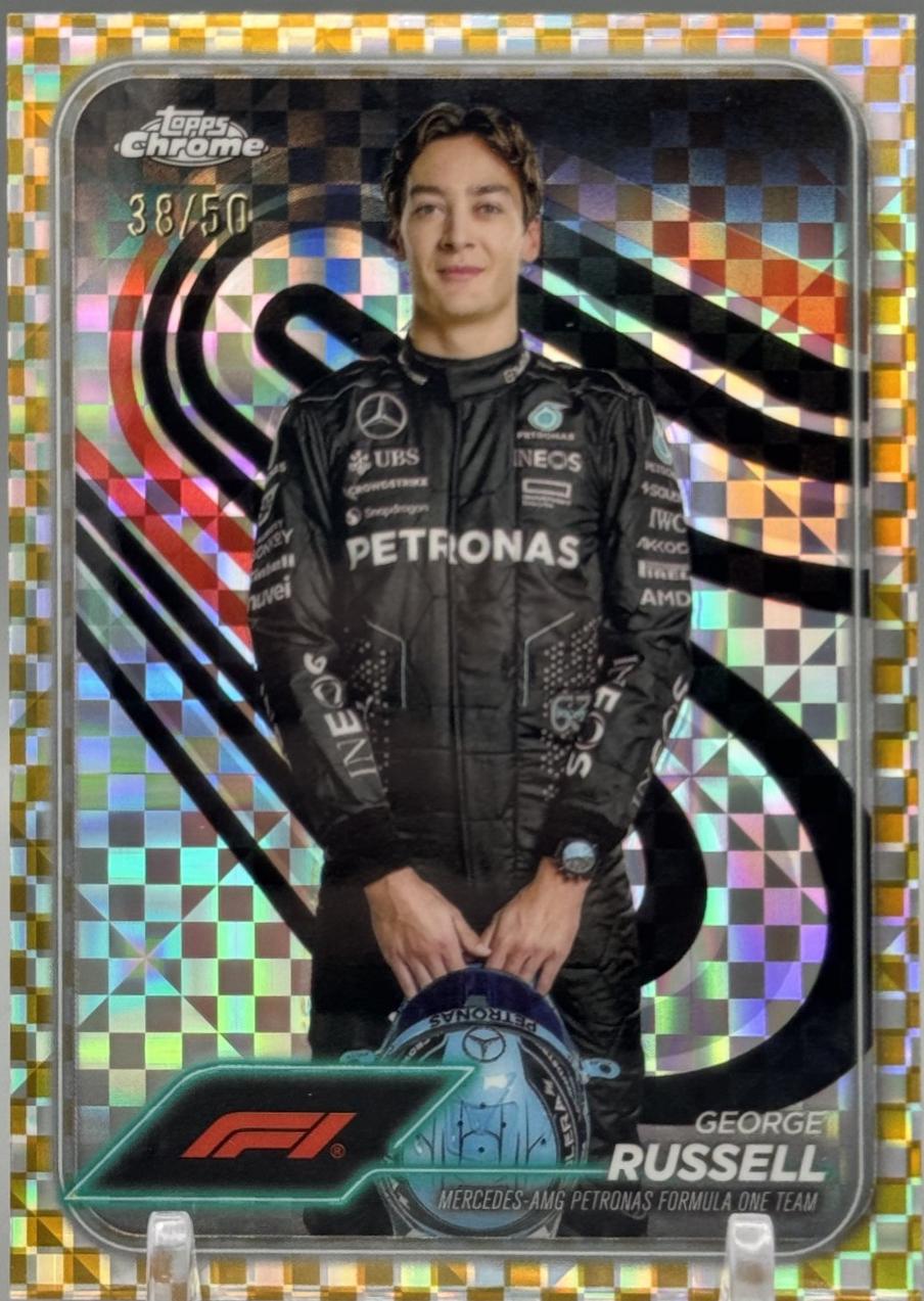 George Russell [Checker Flag Gold Refractor] #5