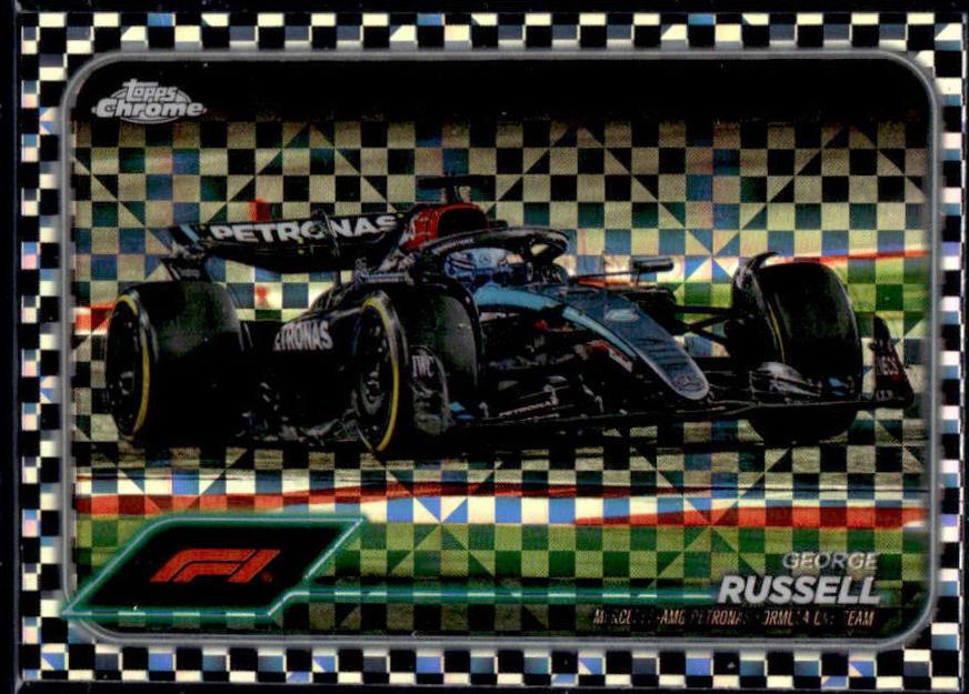 George Russell [Checker Flag Refractor] #77