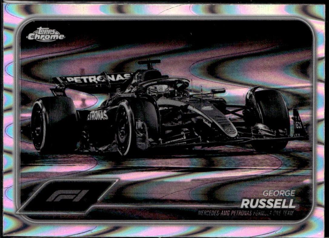 George Russell [Orange RayWave Refractor] #77