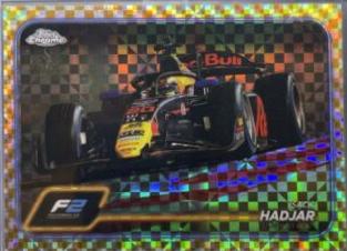 Isack Hadjar [Checker Flag Gold Refractor] #113