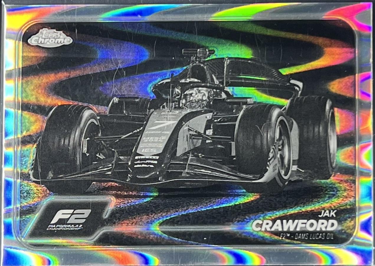 Jak Crawford [Black White RayWave Refractor] #105
