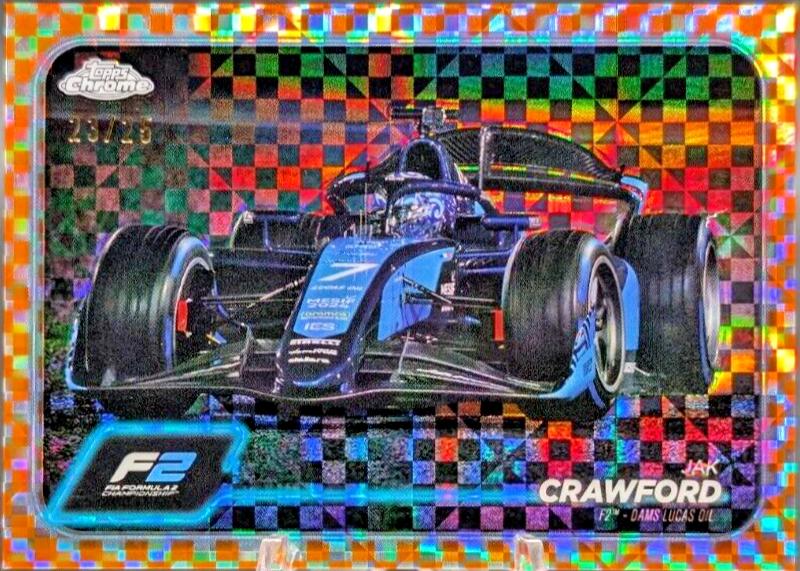 Jak Crawford [Checker Flag Orange Refractor] #105