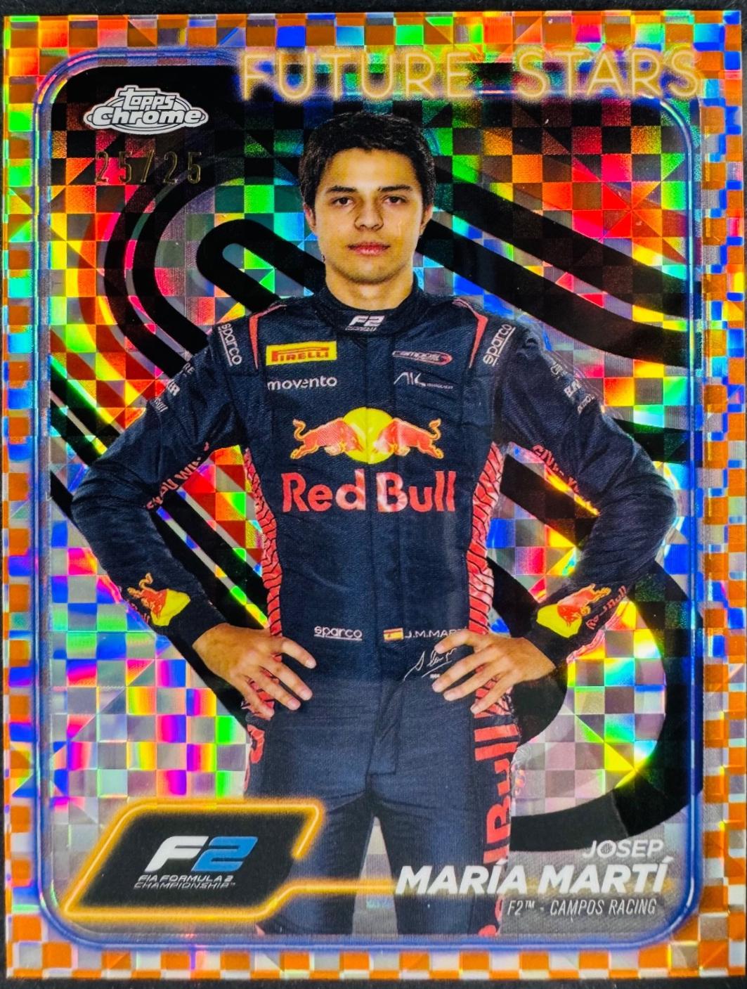 Josep Maria Marti [Checker Flag Orange Refractor] #42