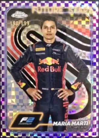 Josep Maria Marti [Checker Flag Purple Refractor] #42