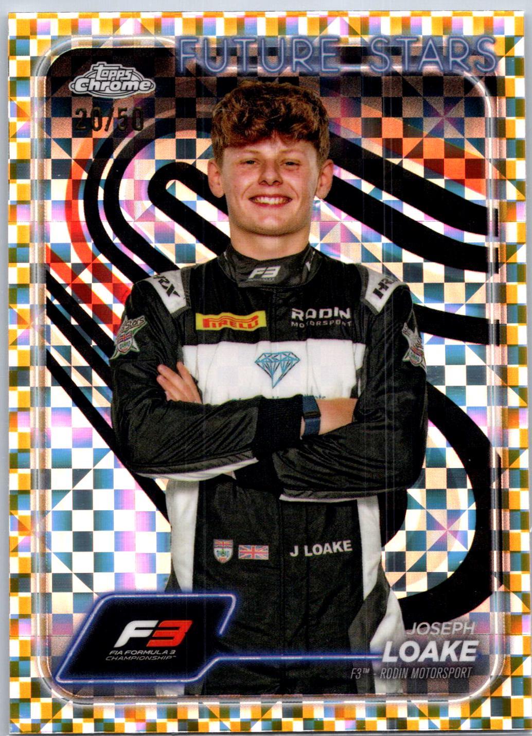 Joseph Loake [Checker Flag Gold Refractor] #71