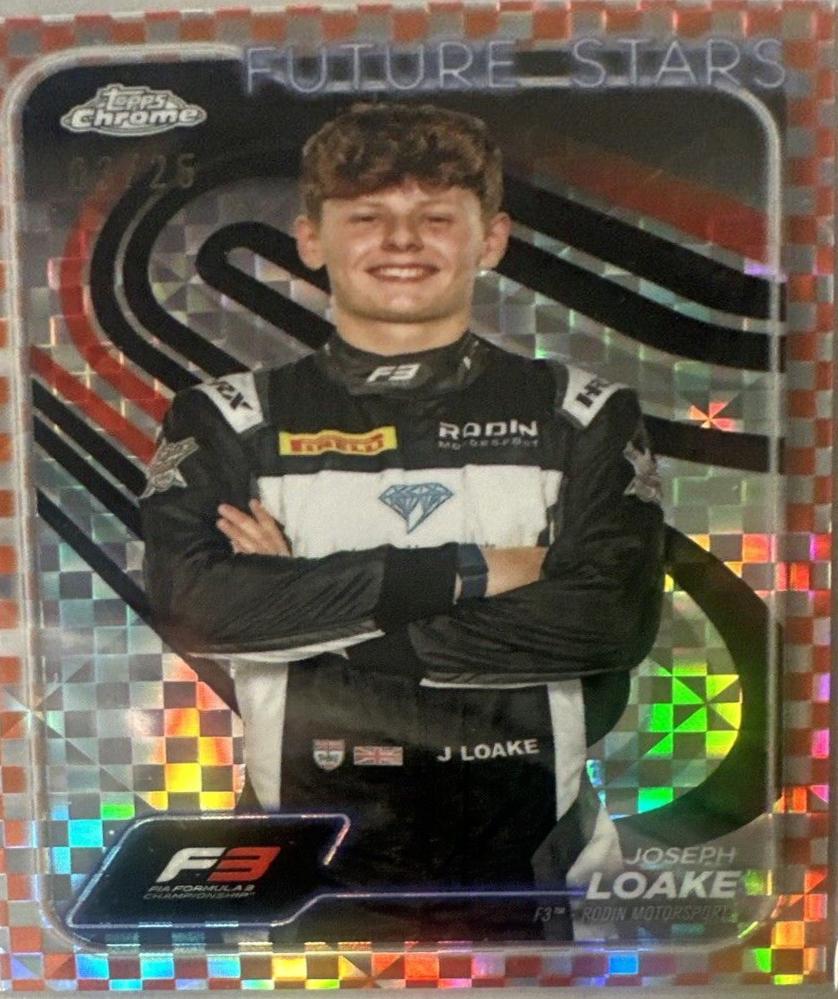 Joseph Loake [Checker Flag Orange Refractor] #71