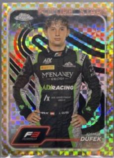 Joshua Dufek [Checker Flag Gold Refractor] #69