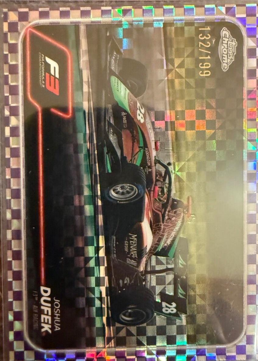 Joshua Dufek [Checker Flag Purple Refractor] #141