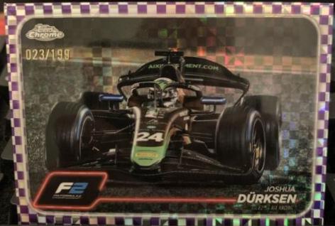 Joshua Durksen [Checker Flag Purple Refractor] #107