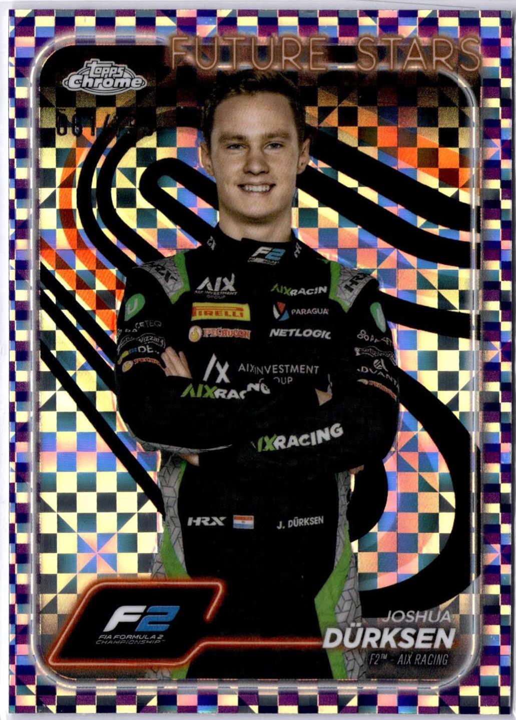 Joshua Durksen [Checker Flag Purple Refractor] #35