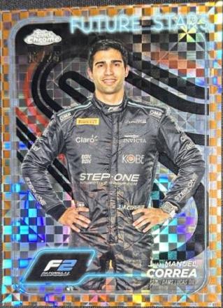 Juan Manuel Correa [Checker Flag Orange Refractor] #106