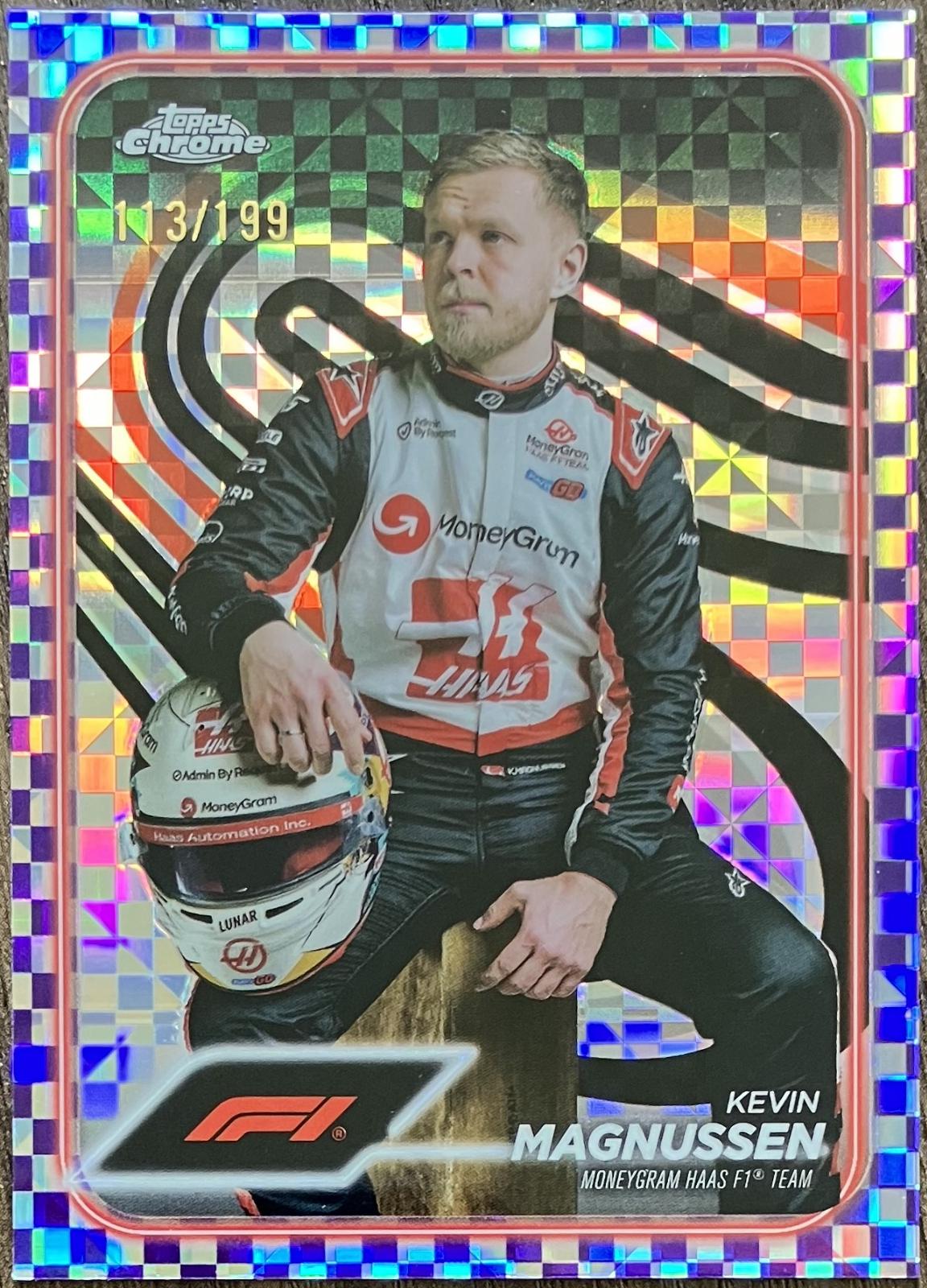 Kevin Magnussen [Checker Flag Purple Refractor] #16