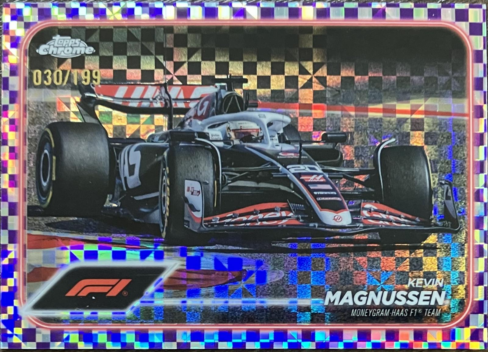Kevin Magnussen [Checker Flag Purple Refractor] #88