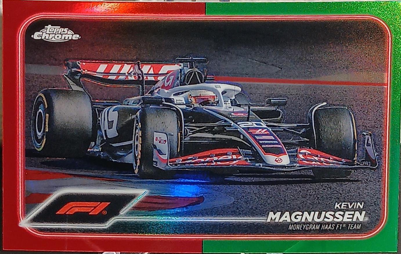 Kevin Magnussen [Red Green Refractor] #88