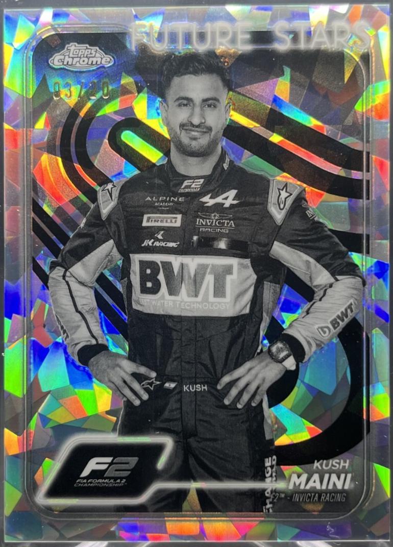 Kush Maini [Black White RayWave Refractor] #27