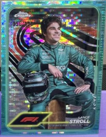 Lance Stroll [Aqua Sonar Refractor] #12