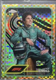 Lance Stroll [Checker Flag Gold Refractor] #12