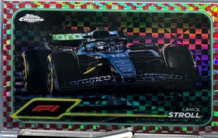 Lance Stroll [Checker Flag Red Refractor] #84