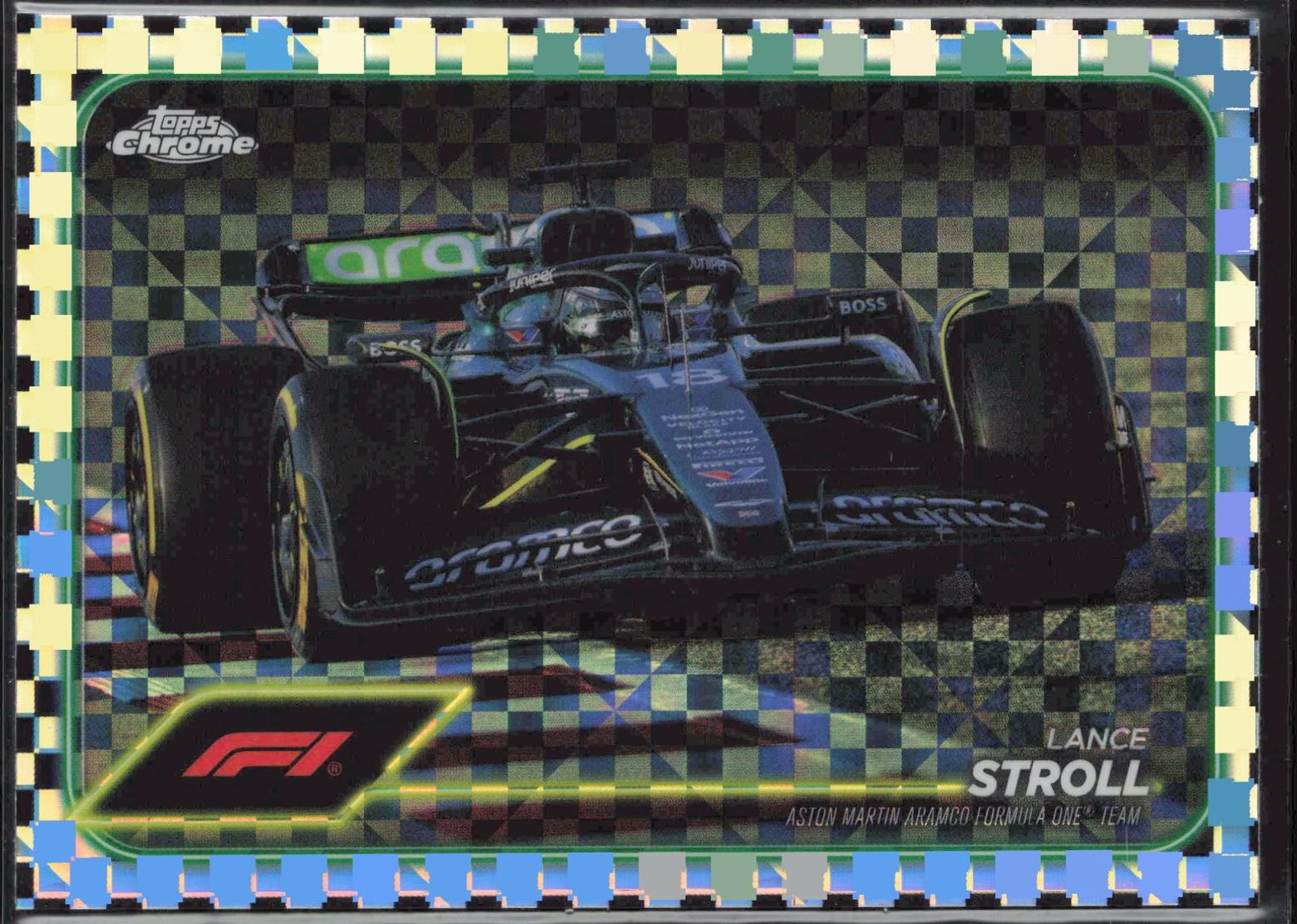 Lance Stroll [Checker Flag Refractor] #84
