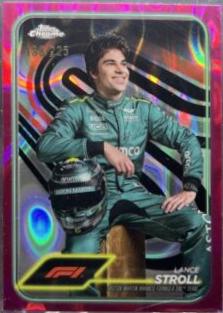 Lance Stroll [Fuchsia Lava Refractor] #12